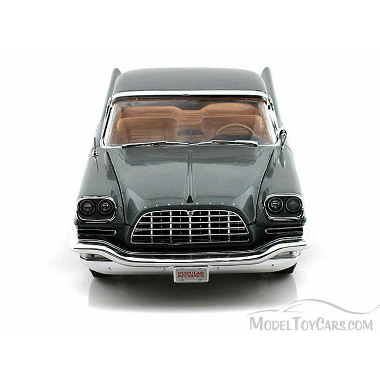 1957 Chrysler 300C, Gunmetal Gray - Auto World ERTL AMM1005