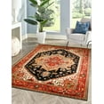 thumbnail image 2 of Hand-knotted Wool Navy Traditional Oriental Serapi Rug, 2 of 8