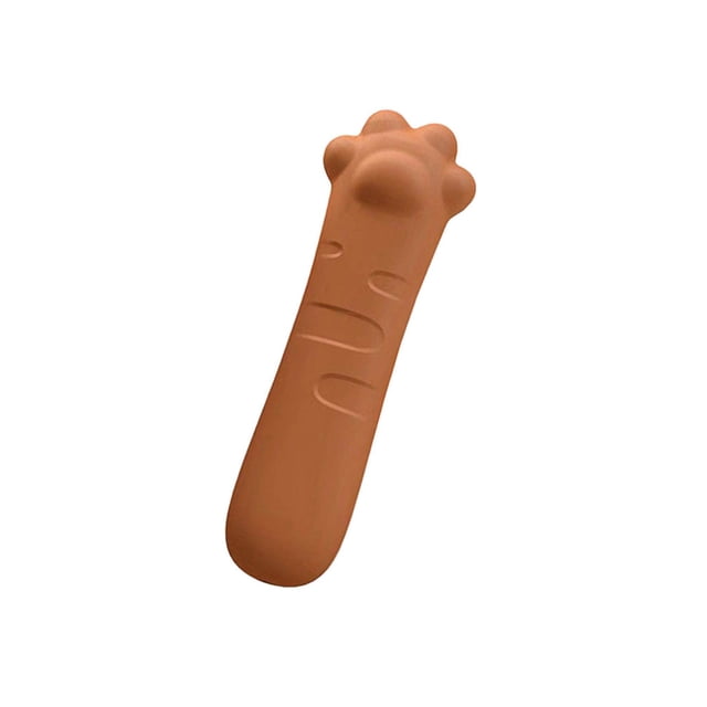 Door Handle Cover Anti Static Noiseless suction wall protector Protector for Home Bedroom Orange