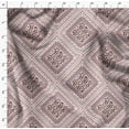 thumbnail image 4 of Soimoi Brown Fabric - By the Yard - 42 Inch Wide - Geometric Floral Textile - Contemporary and Stylish Designs for Fashion and Crafts Printed Fabric, 4 of 6