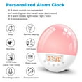 thumbnail image 4 of MesaSe Réveil LED USB Numérique WiFi Horloge Intelligente Radio Réglable Réveil Maison, 4 of 9
