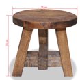 thumbnail image 2 of vidaXL Stool Solid Reclaimed Wood, 2 of 2
