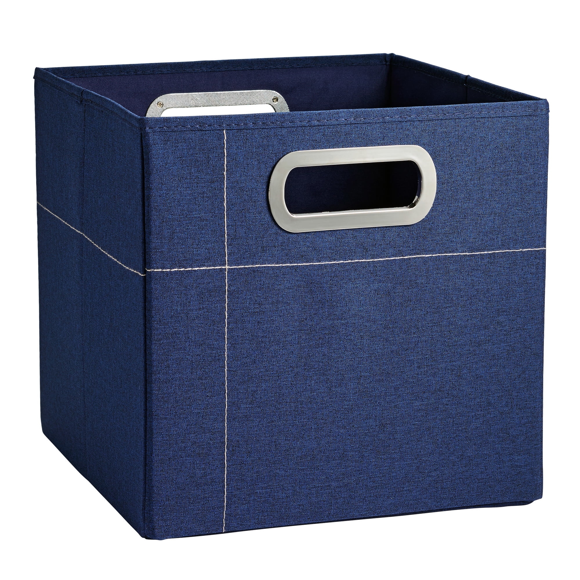 JJ Cole STORAGE BOX 11 IN. (TALL) NAVY HEATHER