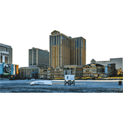 SP13512 Atlantic City Beach Boardwalk Casino Skyline Cardboard Cutout Standee Standup