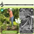 thumbnail image 5 of AEASKIEY 62'' Garden Hoe, Hula Hoe, Adjustable Heavy Duty Stirrup Hoe Garden Tools with Long Handle for Gardening Weeding, Loop Stirrup, 5 of 6