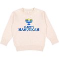 thumbnail image 2 of Inktastic Happy Hanukkah with Menorah Toddler Sweatshirt, 2 of 4