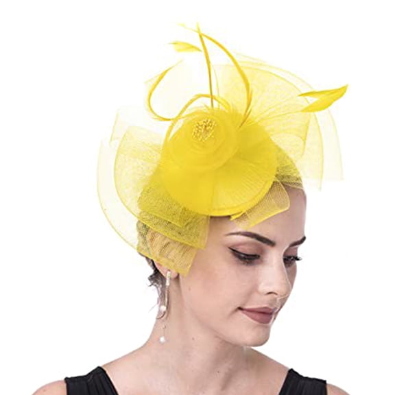 Elegant Fascinator Hat Pillbox Hat for Women Cocktail Tea Party Headwear Exquisite French Fascinator for Wedding