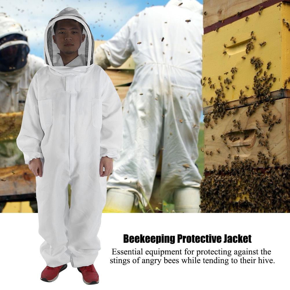 Details about   Beekeeping Protective Equipment Veil Bee Keeping FULL BODY Suit Hat Smock Cloth 