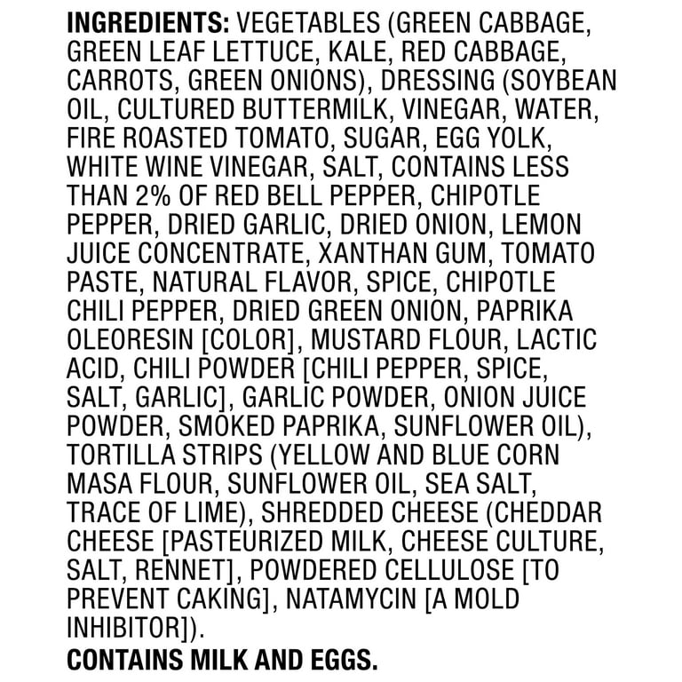 Marketside Southwest Chopped Salad Kit, 10.3 oz Bag, Fresh