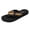 ALL BLACK, variant on Women's Beach Sandals Flip Flops Lightweight With Arch Support Coffee Size 7