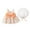 Orange, variant on Baby Girls Dresses Summer Flower Print Sleeveless Backless Sling Bow Tutu Dress With Hat Kids Girls Beach Birthday Party Dresses,3 -4 Years