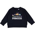 thumbnail image 2 of Inktastic Grandma's Princess Crown and Flowers Baby Sweatshirt, 2 of 4