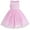 Pink Flower, variant on Flower Girls Dress White Wedding Pageant Bridesmaid Gown 3 Years