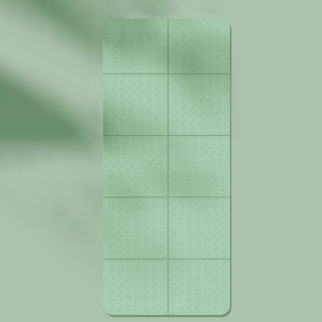 Foldable Yoga Mat Folding TPE Pilates Mat Non Slip Workout Mat Portable Exercise Mat