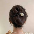 thumbnail image 6 of Elegant Pearl Banana Clip French Hair Clips for Women Non Ponytail Buckle Fashion Accessories for Women and Girls, 6 of 8