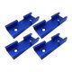 thumbnail image 1 of 4 piezas de ranuras de intersección para rieles en T para carpintería con orificios de montaje pretaladrados Azul, 1 of 9