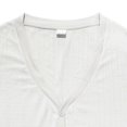 thumbnail image 5 of Mens Vintage Short Sleeve Button Down Shirt Plaid Textured Deep V Neck Slim Fit T-Shirts Casual Hawaiian Tops Lightweight Breathable Daily Father's Day Gift, 5 of 8