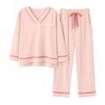 thumbnail image 1 of Ladies' Solid Color Plus Size Home Clothes With Chest Pads Short Sleeved Nightgown, 1 of 5