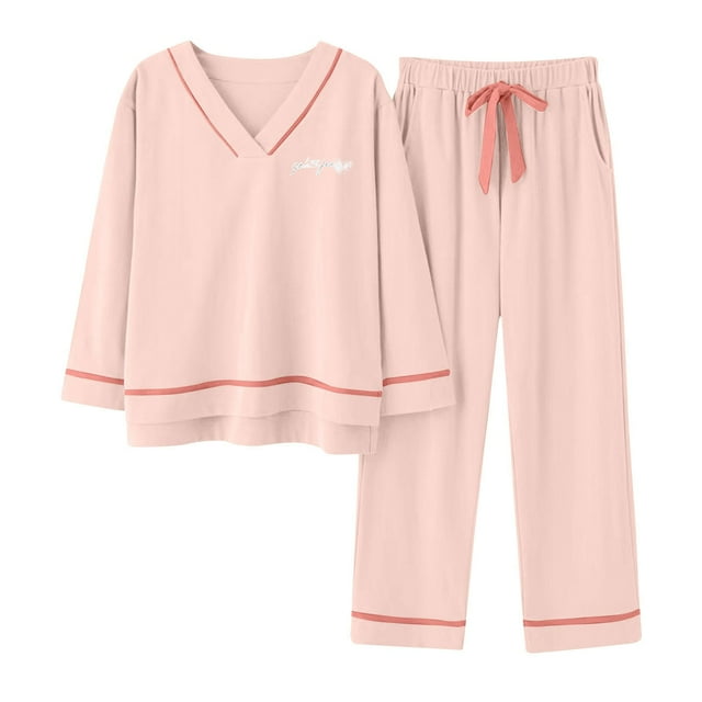Ladies' Solid Color Plus Size Home Clothes With Chest Pads Short Sleeved Nightgown