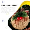 thumbnail image 4 of Billuyoard 6 piezas bolas de Navidad Navidad chimenea pared techo colgante Año Nuevo atmósferas decoración colgante interior relleno Kits de decoración para fiestas tipo 3 Billuyoard HA070115-03, 4 of 6
