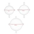 thumbnail image 2 of Easy-life 3pcs Dumpling Mold Pierogi Turnover Ravioli Empanada Dough Press, 2 of 7