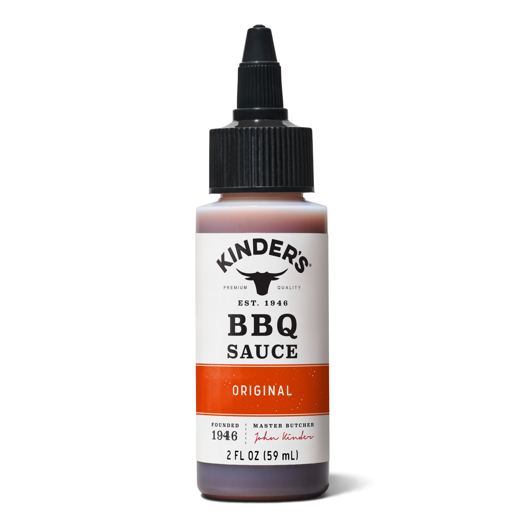 (30 pack) Kinder's Original Mild BBQ Sauce, 2 fl oz Small Bottle