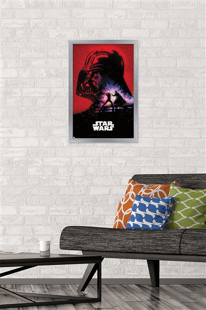 Star Wars: Return of the Jedi - Vader's Shadow Wall Poster, 14.725" x 22.375", Framed