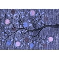 thumbnail image 1 of Ahgly Company Machine Washable Indoor Rectangle Abstract Blue Modern Area Rugs, 5' x 7', 1 of 4