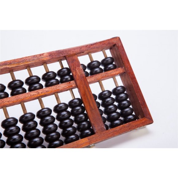 THY COLLECTIBLES Vintage-Style 13 Digits Rods Wooden Abacus Soroban Chinese Calculator Counting Tool 11"