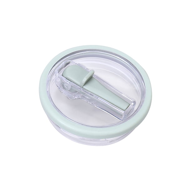 Paquete de 2 tapas de pajita abatibles para vaso de 40 onzas, aptas para Quencher, tapas de vaso resistentes a derrames, cubierta de vaso reutilizable para taza y