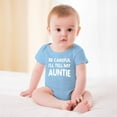thumbnail image 2 of Be Careful I'll Tell My Auntie - Baby Clothes - Funny Newborn Bodysuit Outfits for Boys And Girls Sky Blue-style 3months, 2 of 7