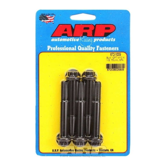 Arp Bolt Kit - 12pt. (5) 10mm x 1.5 x 70mm