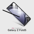 thumbnail image 2 of Compatible for Galaxy Z Fold 5 Case with Slim S Pen, Galaxy Z Fold 5 Case S Pen Fold Edition, Ultra-Thin Silky Liquid PC Matte Bumper Phone Case Cover for Samsung Galaxy Z Fold5 5G 2023 Black, 2 of 7