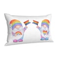 thumbnail image 2 of Disketp Pillow Covers Lgbt Gnomes Pattern Throw Pillow Case Cushion Covers,Cushion For Bedroom,Couch,Home-14"X20", 2 of 8