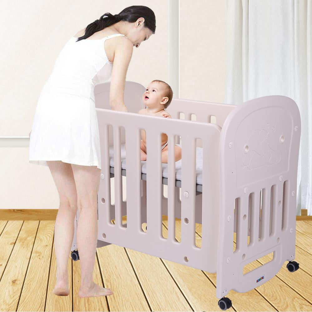 baby cot with cradle