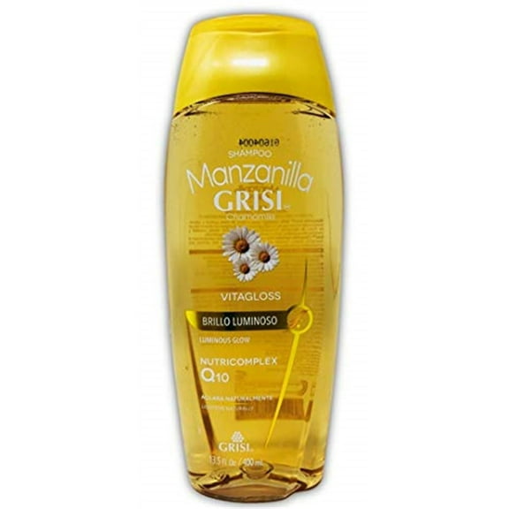 Grisi Manzanilla Cleansing Shampoo with Chamomile Extract All Hair Types, All Ages 13.5 fl oz Bottle