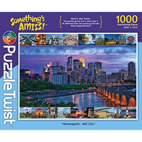 1000 Piece Minneapolis Mill City Something's Amiss! Jigsaw Puzzle by PuzzleTwist