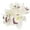 White, variant on SPRING PARK 1 Bouquet 7-Head Real Touch Silk Orchid Artificial Flower Wedding Bridal Bouquet Home Decor