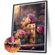 thumbnail image 2 of Cuadros Decorativos Kit de maleta de pintura de diamante de taladro redondo completo DIY 5D artesanía de decoración del hogar(5) Wdftyju de costura negro 4 estilos, 2 of 9