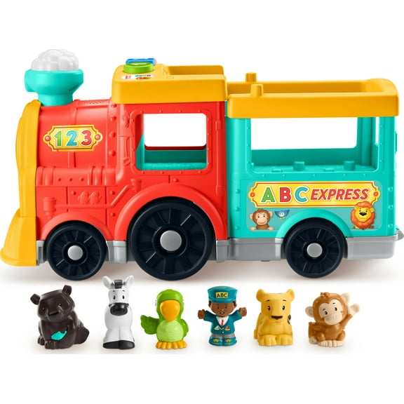 Fisher-Price Little People Big ABC Animal Train Toddler Learning Toy for 1 Year Old & Up