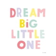 thumbnail image 2 of Kelle, Ann 12x14 White Modern Wood Framed Museum Art Print Titled - Dream Big Little One, 2 of 4