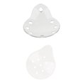 thumbnail image 1 of 8 Agujeros + 9 Agujeros De Ojos Parches De Cubierta Estrabismo - Ajustable Con Agujeros Para jinwen Protector ocular ventilado Blanco, 1 of 8