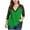 Green, variant on AOOCHASLIY Clearance Womens Blouses Short Sleeve Plus Size Womens Casual Long Sleeve Solid Lace V-Neck Splicing T-shirt Net Yarn Tops Clearance!