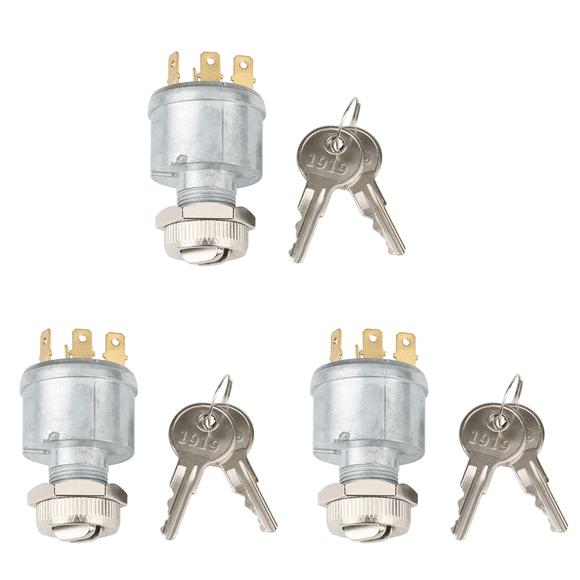 3X for Ignition Switch, Switch Key Fits Golf Cart 33639-G01,Golf Cart Accessories,6 x standard keys 3 x ignition switch,silver