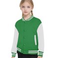 thumbnail image 2 of Gelikeya Toddler Jean Jacket Toddler Windbreaker Jacket Streetwear Long Sleeve Boys' Fashion Hoodies & Sweatshirts Cute Clothes for Girls (Green, 1-2 Years), 2 of 4