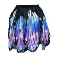 thumbnail image 4 of Falda de disfraz de mariposa para niños, traje de fiesta, falda de hada para eventos de Pascua en la playa Violeta azul, 4 of 9