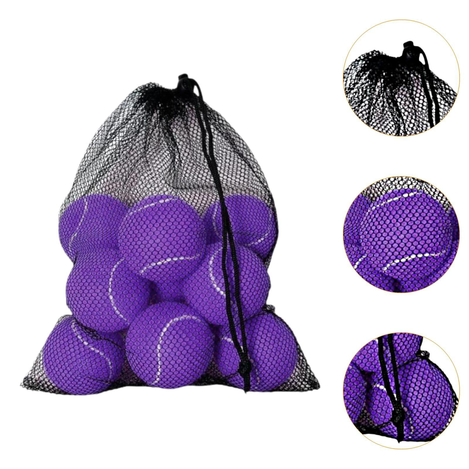 Baoblaze 12 Pieces Tennis Balls 64mm Dia Playing Balls for Games Indoor Entertainment