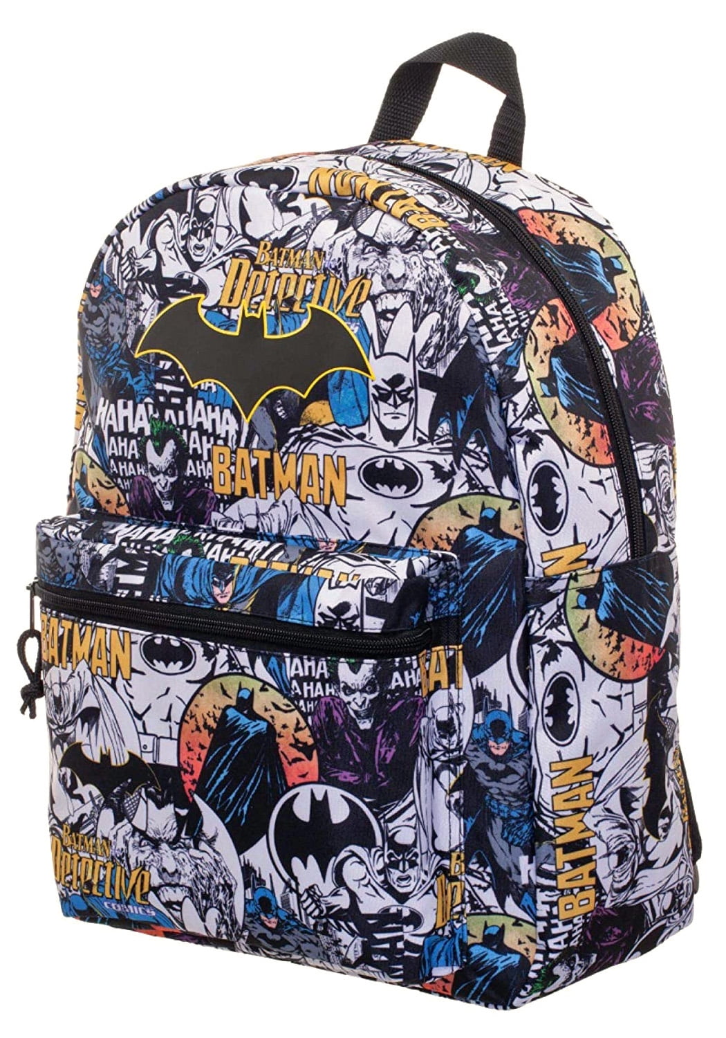 Batman The Dark Knight All Over Print 16" Backpack Book Bag Youth Boys DC Comics 