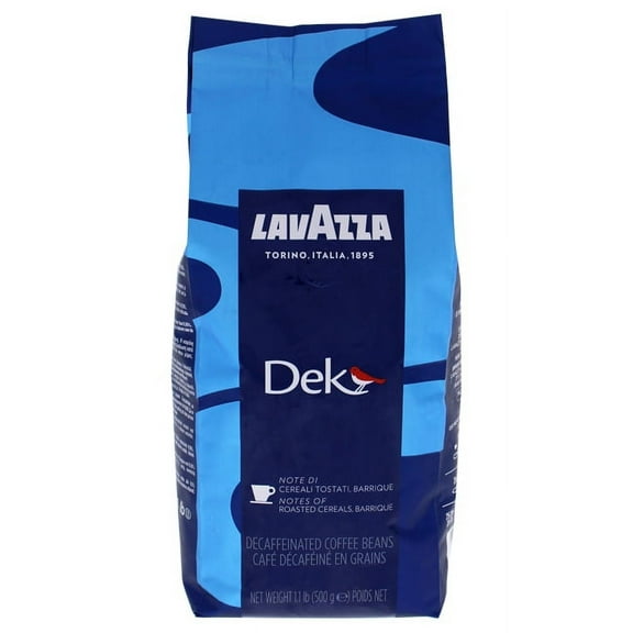 Lavazza Dek Espresso Decaffeinated Roast Whole Bean Coffee 17.6 oz