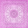 thumbnail image 1 of Ahgly Company Indoor Square Medallion Pink Traditional Area Rugs, 6' Square, 1 of 4